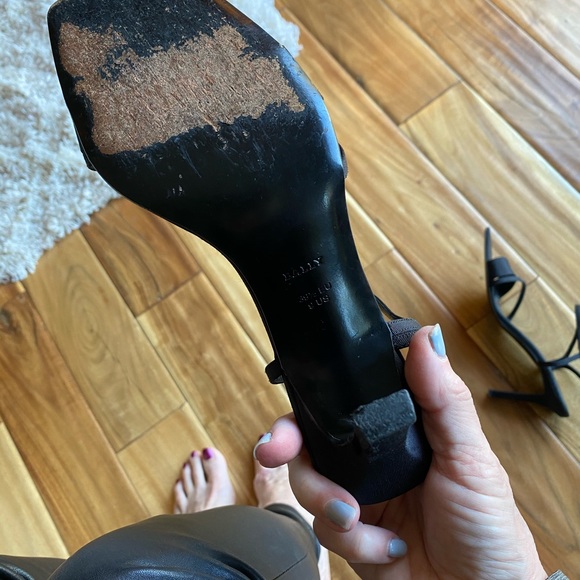 Bally Strappy Square Toe Heeled Sandals - Picture 7 of 9